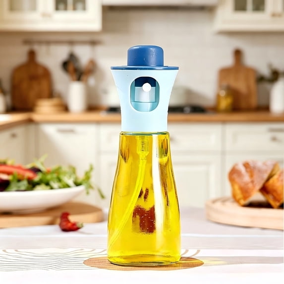 Oil Sprayer for Cooking, Glass Oil Dispenser Bottle with Fine Mist Pump for Air Fryer, BBQ, Grilling, Baking, Salad