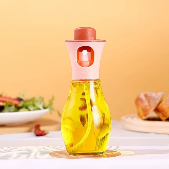 Oil Sprayer for Cooking, Glass Oil Mister with Fine Mist Nozzle, Refillable Kitchen Oil Spray Bottle for Air Fryer, Grilling, Baking, and Salad Prep