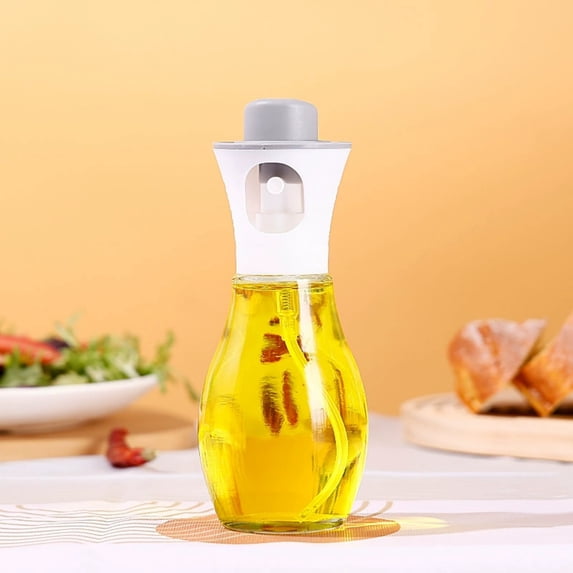Oil Sprayer for Cooking, Glass Oil Mister with Fine Mist Nozzle, Refillable Kitchen Oil Spray Bottle for Air Fryer, Grilling, Baking, and Salad Prep