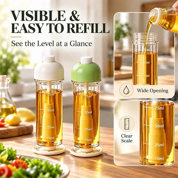 Oil Sprayer for Cooking, a Fine Mist Spray Bottle That Makes Every Air ...