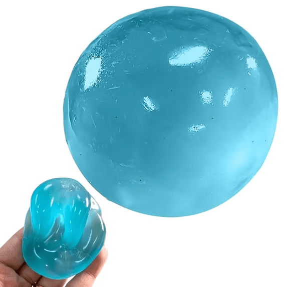 Oil Stress Relief Ball Slowly Expanding and Soft Sensory Toy for Adults Teens,Blue.