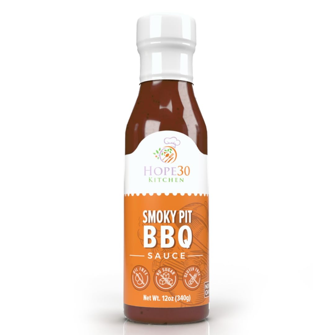 Oil /Sugar BBQ Sauce - Smoky Pit BBQ Sugar Dressings, Low Carb, Soy ...