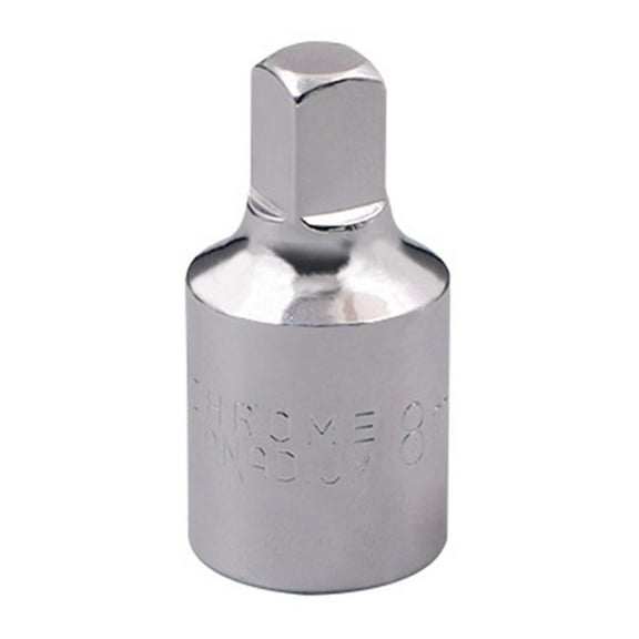 Oil Sump Plug Key, 8mm Square Head, 3/8-inch Drive, Alloy Steel