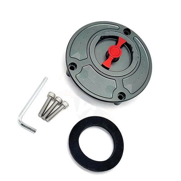 Oil Tanks Top Cover Caps for Motorcycles Anti Corrosions Metal Construction Secure Turn Lock Systems