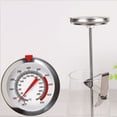Oil Thermometer Deep Fry, Stainless Steel Meat Cooking Thermometer with