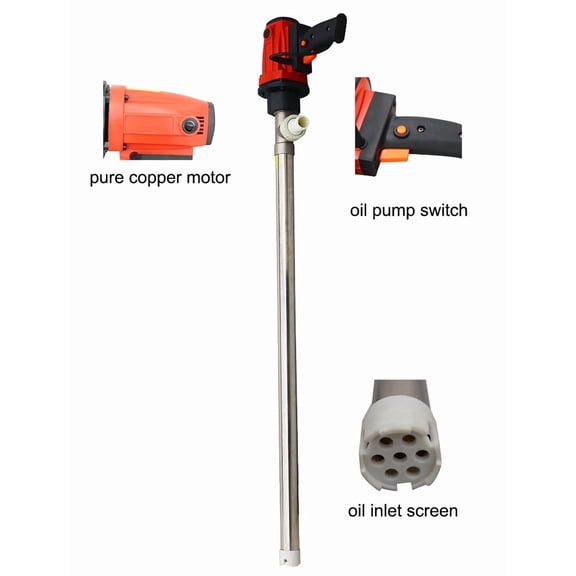 Oil Transfer Pump Electric Liquid Extractor Handheld 220V 1500W