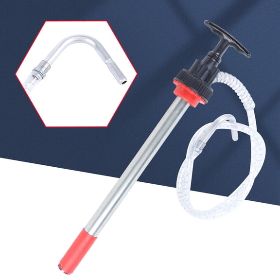 Oil Transfer Pump Fluid Extractor Hand Operated TransferPump For 5Gal BucketPail for 5.28 galoil drums