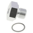 thumbnail image 1 of Oil Water Pressure Adapter M16x1.5 -1/8 NPT NEW SLIVER W/ Gasket, 1 of 6