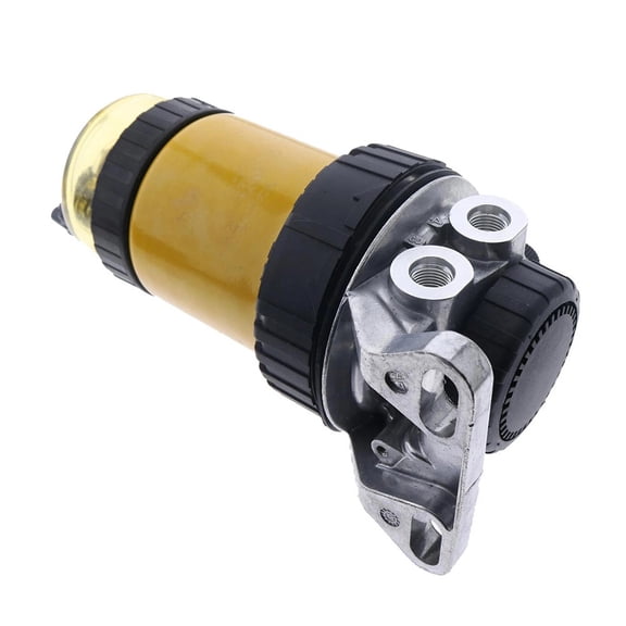 Oil-Water Separator 145-8862 117-4089 For CAT 311C 315C 318C 3116 3126E Engines Anodized Aluminum Housing Transparent Drain Valve High Efficiency Three-Layer Fuel Filter Modular Spin-On