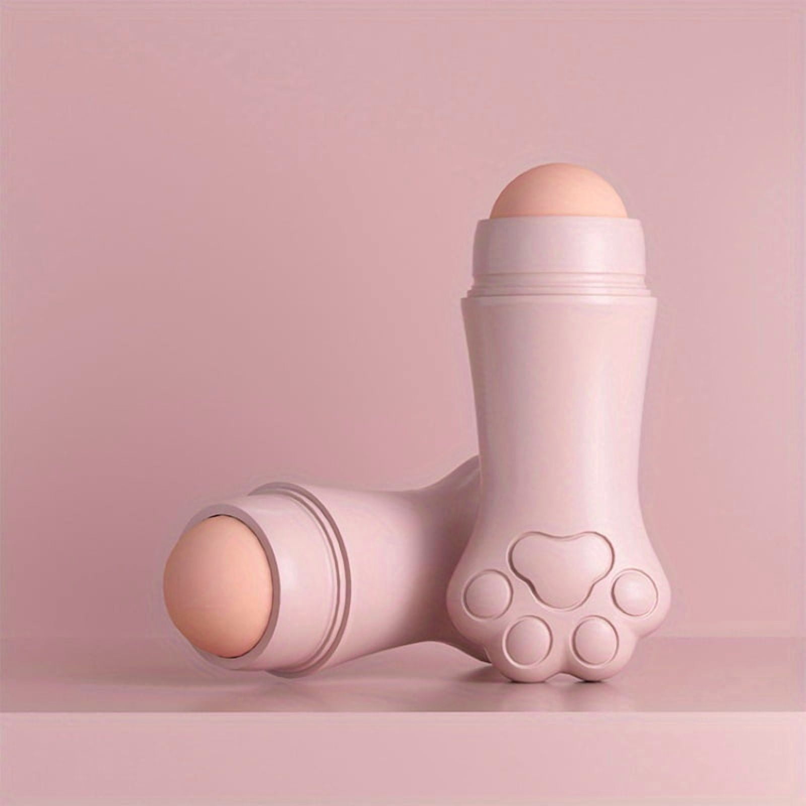 Oil-absorbing Volcanic Roller, Reusable Quartz Ball Facial Massager, Suitable for Facial Makeup Oil Control, Home or Travel Mini Massage Skincare Tool