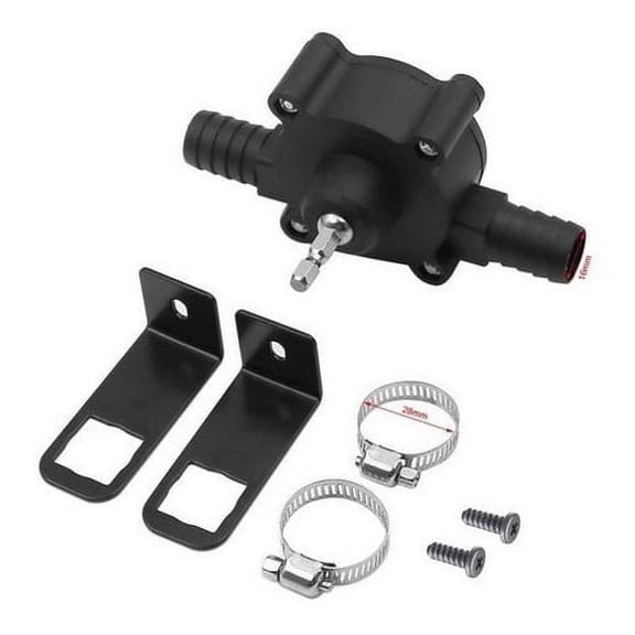 Oil drum pumping hand electric drill water pump pumping oil pump diesel pump water pump self-priming centrifugal pump suction pump (black) (1pcs)