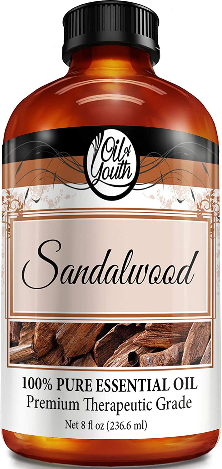 Oil of Youth Essential Oils 8oz - Sandalwood Essential Oil - 8 Fluid Ounces