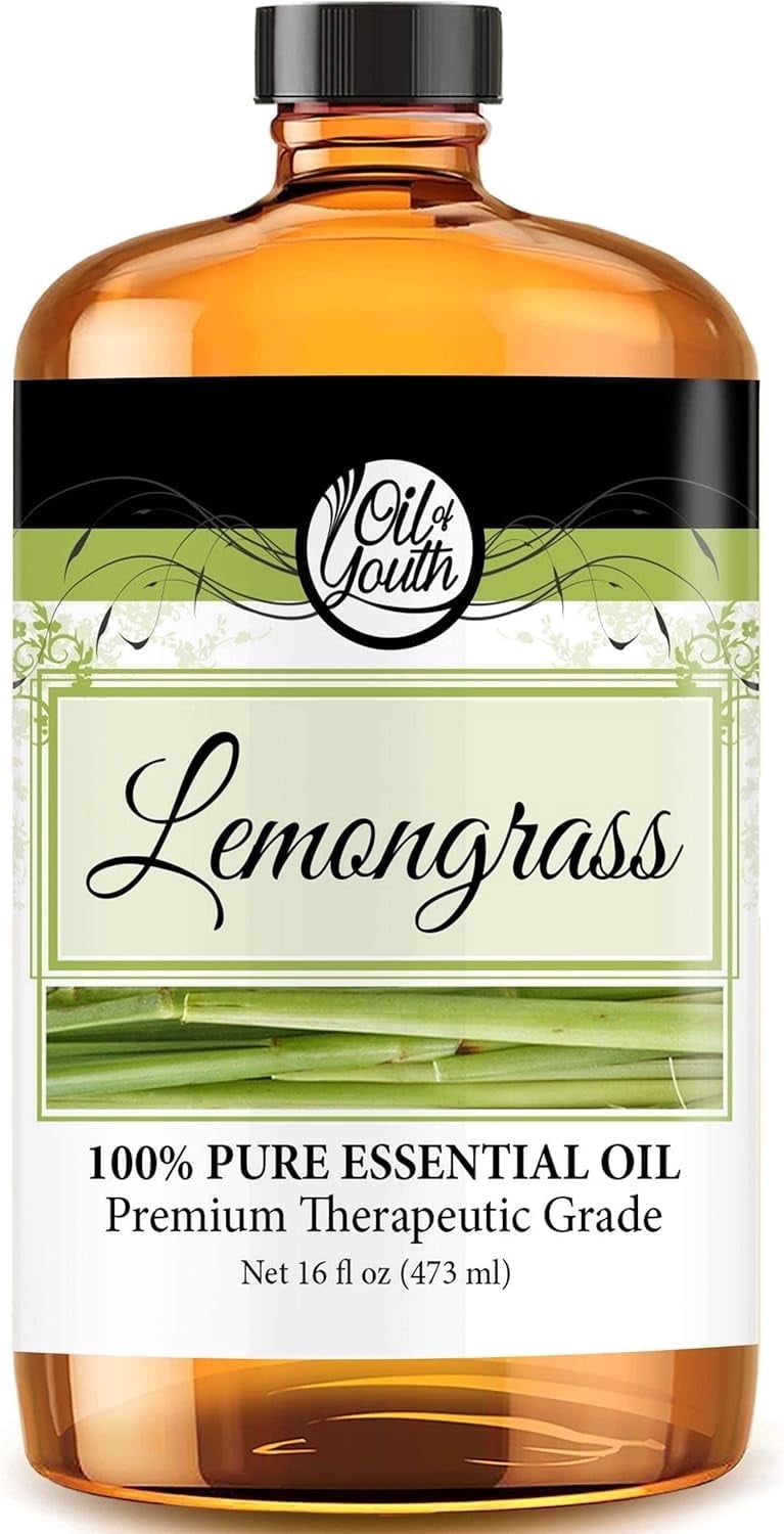 Oil of Youth Lemongrass Essential Oil, 16 fl oz