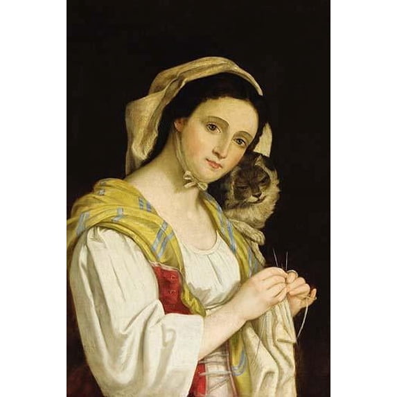 Oil painting by Mexican painter Juan Cordero (1822-1884) Poster Print by Juan Cordero (24 x 36)