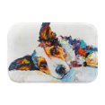 thumbnail image 1 of Oil painting dog 629 Non-Slip Memory Foam Bath Rug: Absorbent, Quick-Dry, Machine Washable, Soft & Comfortable - M, 1 of 7
