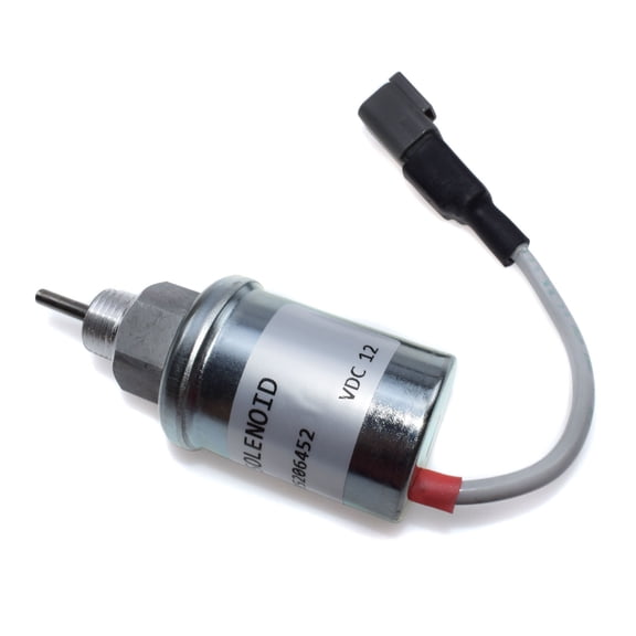 12 Volt Fuel Shutoff Solenoid Valve for Perkins 402D 403D 404D 404C U85206452 185206452-