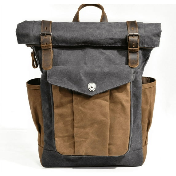 Oil wax canvas mountaineering bag