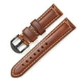 thumbnail image 1 of Oil wax leather strap men's retro watch band 20/22/24/26m, 1 of 16