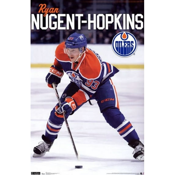 Oilers - N Hopkins 11 Laminated Poster Print (22 x 34)