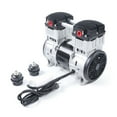 thumbnail image 1 of Oilless Vacuum Pump Silent Diaphragm Air Pressure Motor Compressor Head Parts with Silencer Capacitor Floor Mat Filter Device 1100W 110V, 1 of 11