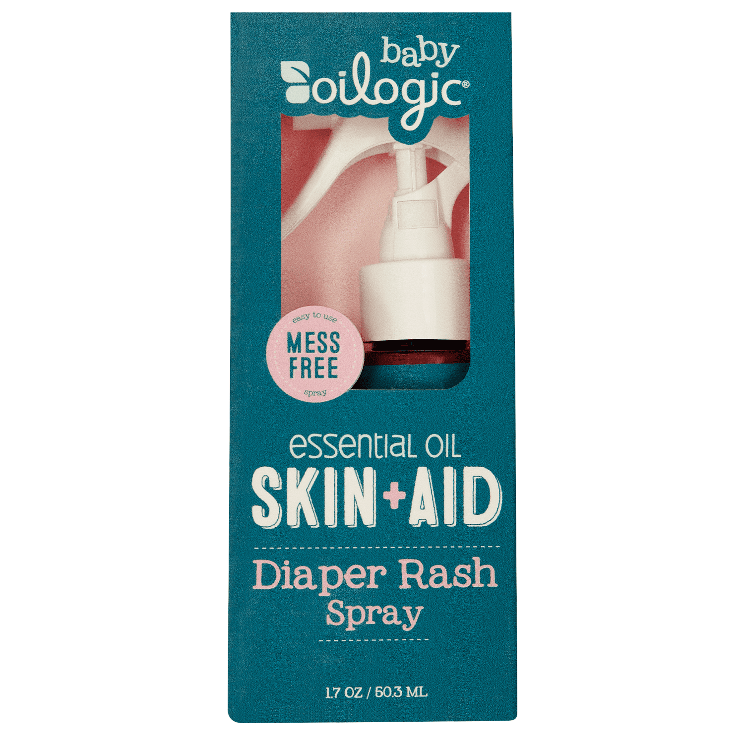 Oilogic Skin+Aid Essential Oil Diaper Rash Spray, 1.7oz