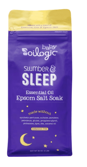 Oilogic Slumber & Sleep Essential Oil Epsom Salt for Baby, 2lb