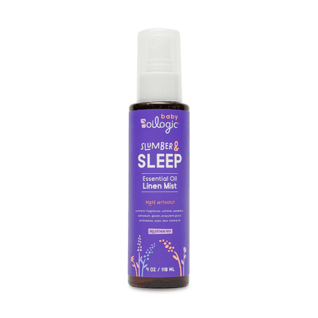 Oilogic Slumber & Sleep Essential Oil Linen Spray, Baby Sleep Spray, 4 fl oz