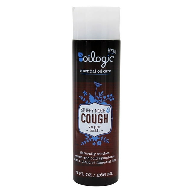 Oilogic Stuffy Nose & Cough Vapor Bath for Babies and Toddlers 9 FL OZ