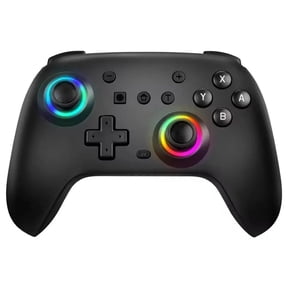 Oilsky 028 Wireless Gaming Controller Compatible with PC,iOS,and Android, Gamepad PC Joystick Gamepad Controller with Turbo Booster -Black