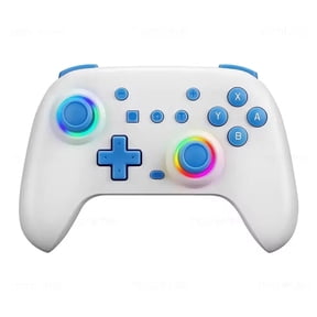 Oilsky 028 Wireless Gaming Controller Compatible with PC,iOS,and Android, Gamepad PC Joystick Gamepad Controller with Turbo Booster -White