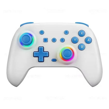 Oilsky 028 Wireless Gaming Controller Compatible with PC,iOS,and Android, Gamepad PC Joystick Gamepad Controller with Turbo Booster -White