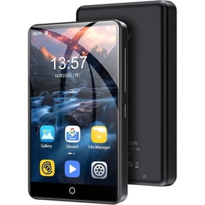 80GB MP3 Player with Bluetooth and WiFi, 4" Touchscreen MP3 MP4 Player with Deezer, Audible, Android Music Player with Speaker, FM Radio, Sound Recorder, up to 512GB
