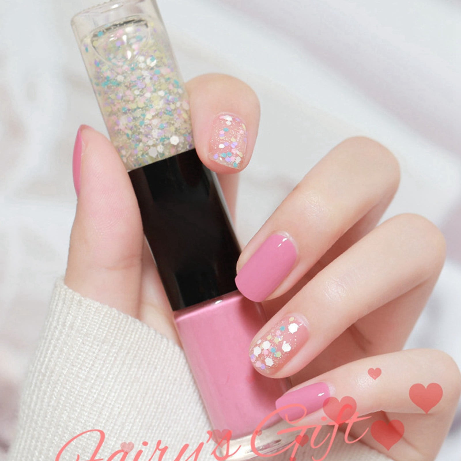 Oily Two Color Nail Polish New Non Baked Quick Drying Durable Non Peelable Nail Polish 12ml,Nail