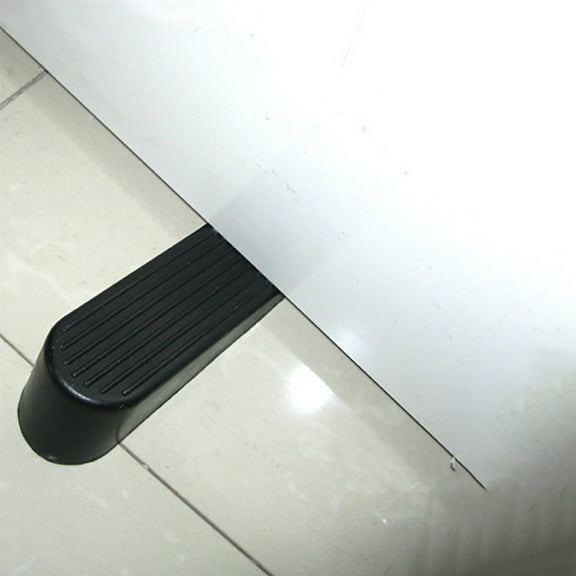 Oimcto 1Pcs Rubber Door Stopper Door Stopper Anti-Collision Black,1Pcs Heavy Duty Rubber Door Wedge Stops Stopper Home Office