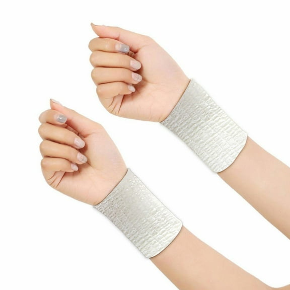 Oimcto 9 Pack 1"Self Adhesive Wrap White Finger Bandage,Student Cute Combination Writing Finger Anti-Wear Hand Tape Cartoon Anti-Wear Anti-Callus Self-Adhesive Finger Sleeve A,For Ankle Wrist Finger