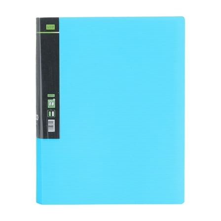 Oimcto A4 Insert File/Music/ Test Paper Folder Sky Blue 40 Pages,9"X12" Large Heavy Duty Art Portfolio Folder with Clear Sheet Protectors Presentation Book for Art Portfolios Document Organizer