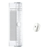 Oimcto A4Z Paper Trimmer P,A4 Paper Cutter Mini Crafts Diy Non Slip Ruler Hand Tool Photo Trimmer Lightweight for Home s-chool Stationery Paper Photo