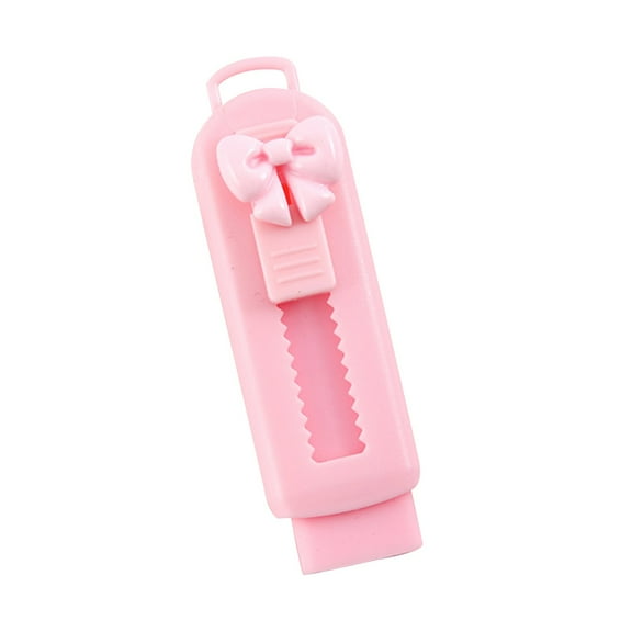 Oimcto Cartoon Retractable Eraser Pink-Bow,Cute Eraser That Does Not Leave Marks Retractable Clean and Has Little Push Pull Eraser for Primary s-chool Students Creative Stationery