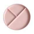 thumbnail image 1 of Oimcto Dinner Plate Pink A,Wheat Plates for Adults Reusable Dinnerware Set Kids Divided Plate Bariatric Plastic Salad Lunch Tray Microwave & Dishwasher, 1 of 6
