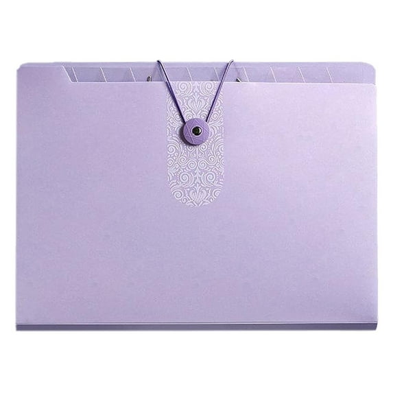 Oimcto Folder 8 Compartments,Folders for Documents Multiple Pockets Accordion File Folder | Letter Size File Folder With 8 Pockets Portable Receipt Paper Bill Document Organizer for School