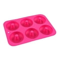 thumbnail image 1 of Oimcto Less than $5 6-Piece Silicone Donut Mold Baking Utensils,Silicone Donut Pan Non Stick Donut for Pan Tray Measures 11 5X7 9 Inches 6 Even Silica Gel Baking Appliances, 1 of 4