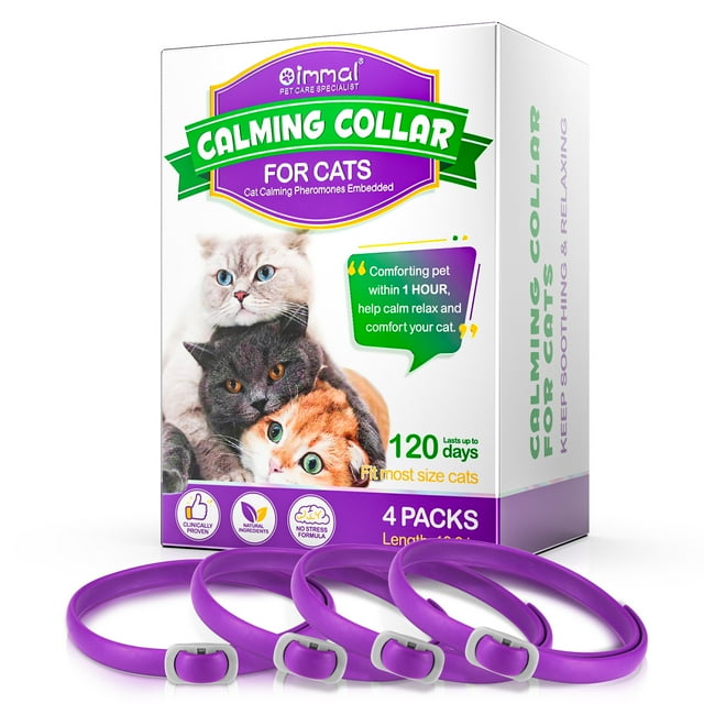 Oimmal Calming Collar for Cats, Cat Calming Collar, All New Calming