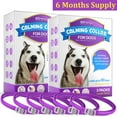 thumbnail image 1 of Oimmal Calming Collar for Dogs,Dog Anxiety Relief with Pheromones,Up to 25.6inch,Water Resistant,6 Pack 180 Days Supply, 1 of 11