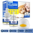 thumbnail image 1 of Oimmal Cat Calming Diffuser Kit (with 2 Refills), Plug-in Pheromone Calming Diffuser for Cats and Kitten, Relaxed at Home/in New Place, 60 Days Supply, 1 of 10