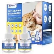 Oimmal Cat Calming Diffuser Refill (No Plug), Pheromone Calming Diffuser for Cats and Kitten,Ensures Your Cat Feel Safe and Relaxed At Home/in New Environment,60 Days Supply 2 Refills