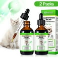 Oimmal Cat Constipation Relief Drops Liquid Herbal Supplements for