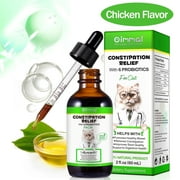 Oimmal Cat Constipation Relief, Natural Drops with 6 Probiotics to Help Digestion, Cats Constipation Supports, Relief Constipation for Cat - 2 fl oz