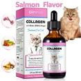 thumbnail image 1 of Oimmal Collagen Drops for Cats - 2 fl oz | Salmon Flavor - Support for Cats Joints, Skin, Digestive & Immune System, Liquid Collagen Supplement for Cat, 1 of 11