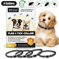 thumbnail image 1 of Oimmal Collar for Dog and Puppy, 6*4 Months Protection, 19inch Adjustable, Waterproof, Natural Ingredients, 4 Collars - Black, 1 of 10