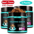 thumbnail image 1 of Oimmal Dog Calming Chews - 330 Chews, Beef Flavor, Anxiety Snacks for Dogs, Aid All Ages, Breeds&Size, 1 of 8